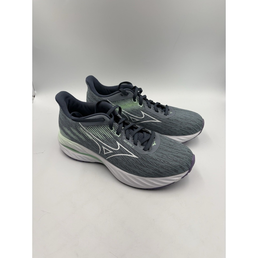 Mizuno Wave Inspire 21 Womens Running Shoes Blue Grey Size 8.5 Sneaker